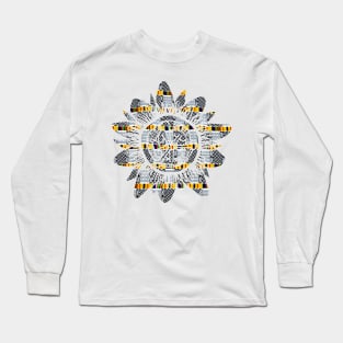 Minimalist Africa Pattern floral Long Sleeve T-Shirt